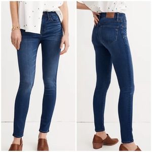 Madewell Roadtripper Jeans in Orson Wash Size 27 High Rise Skinny Denim Stretch